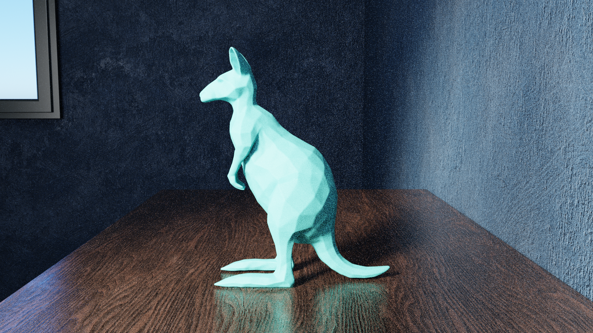 Miniatura 4 do modelo 3D Low Poly Kangaroo