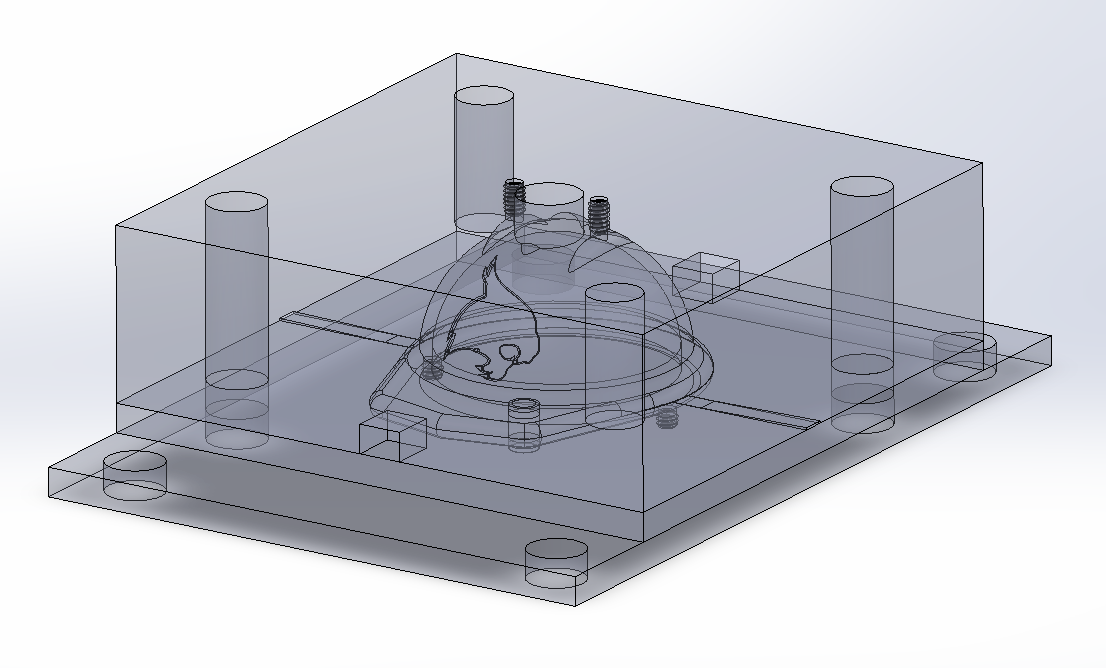 Hard Hat Mold - Low Pressure Injection Molding