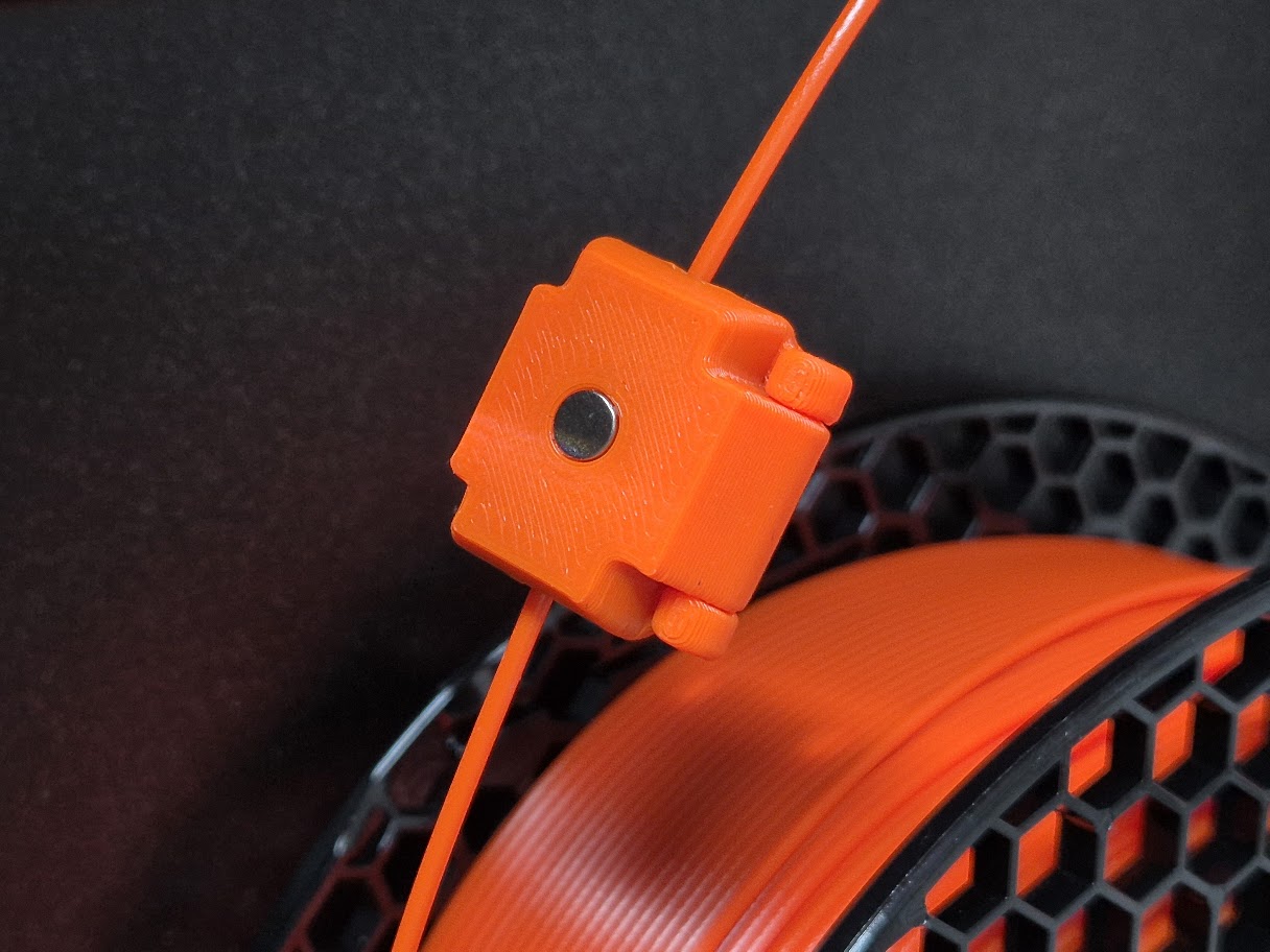 Filament Dust Filter with Magnet 3D model thumbnail