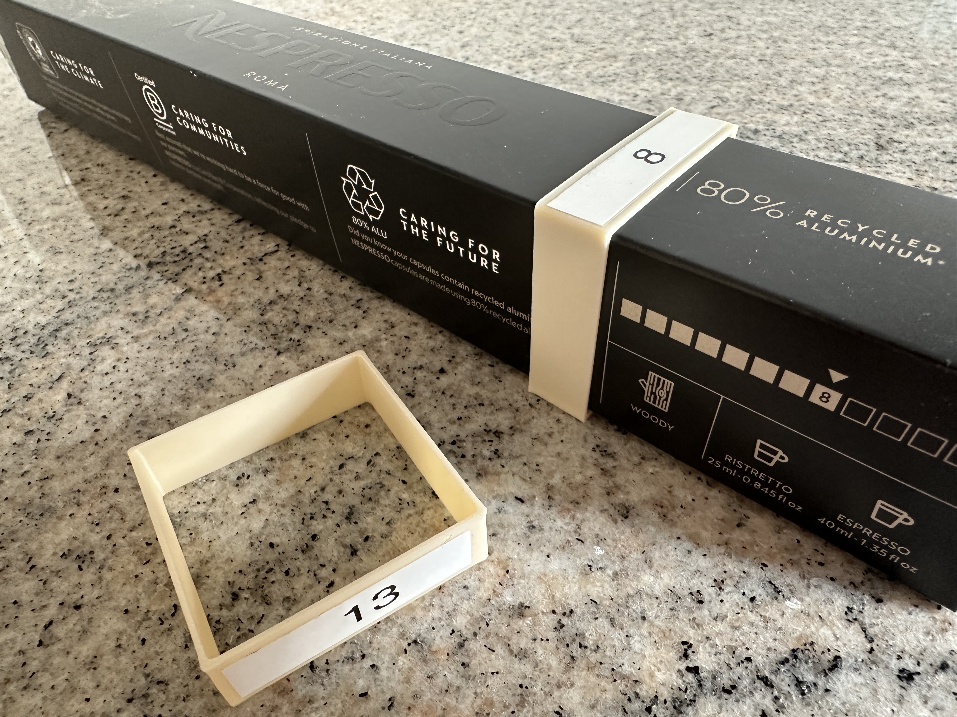 Nespresso Coffee Stick Label