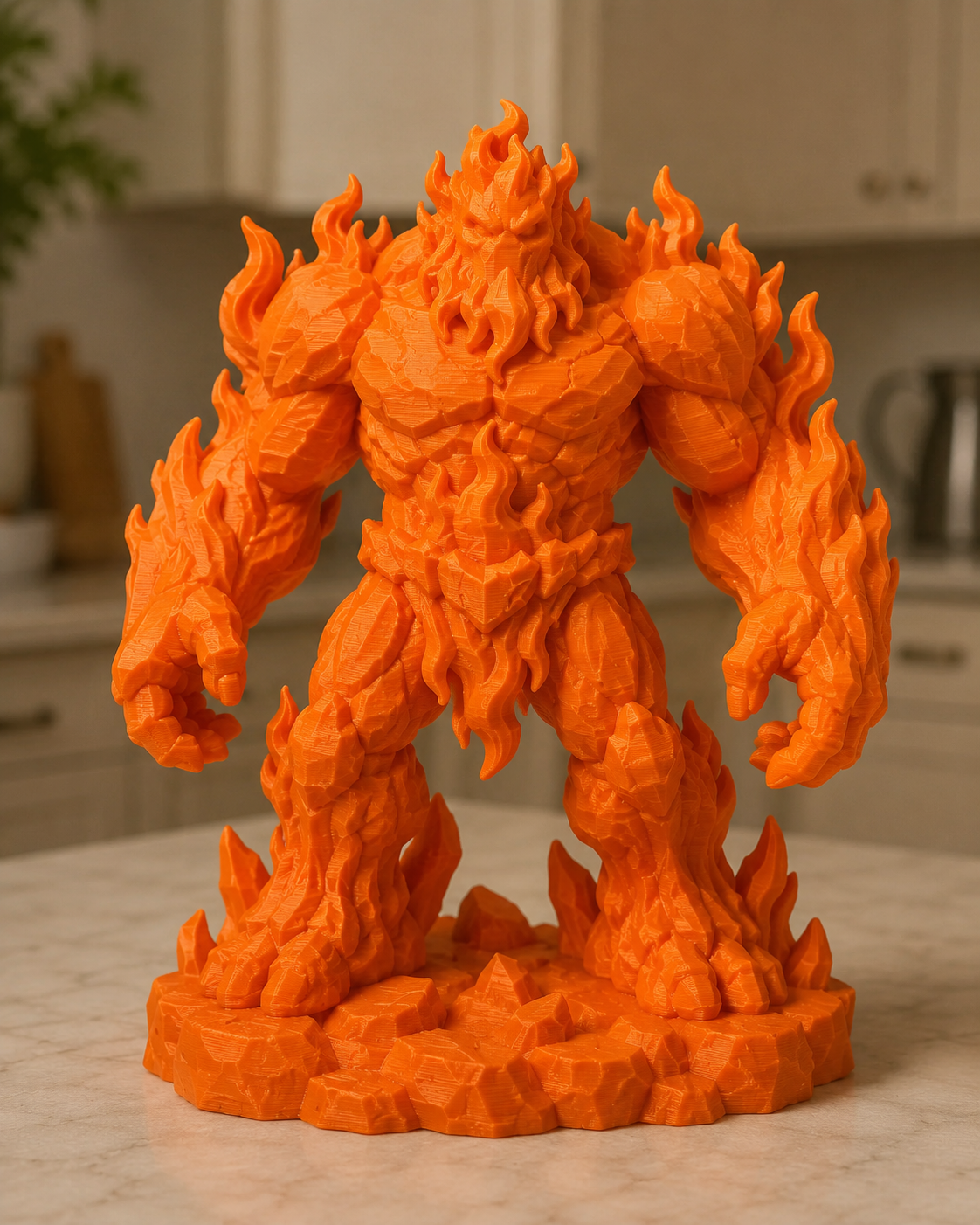 Lava Elemental Brute Miniature