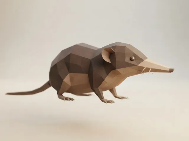 Low Poly Shrew