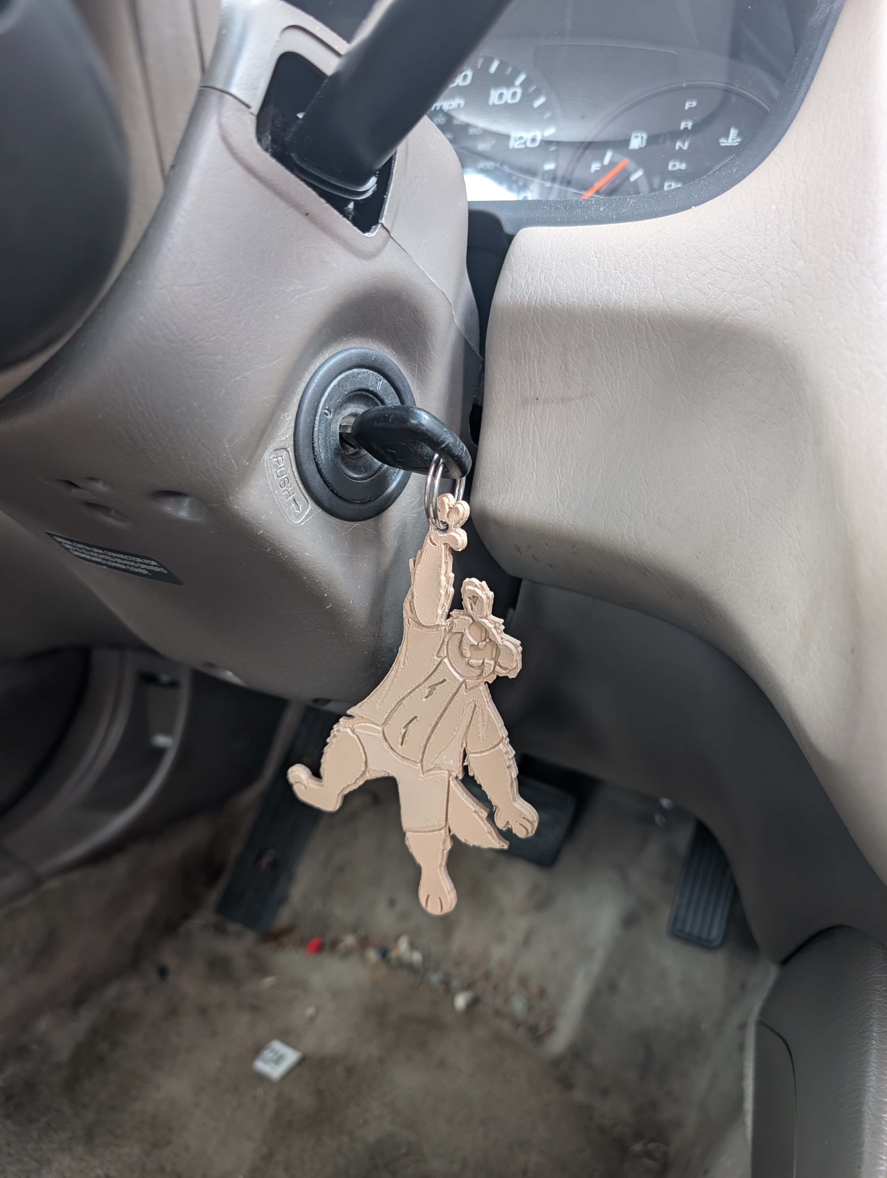 Howard The Dog Key Chain