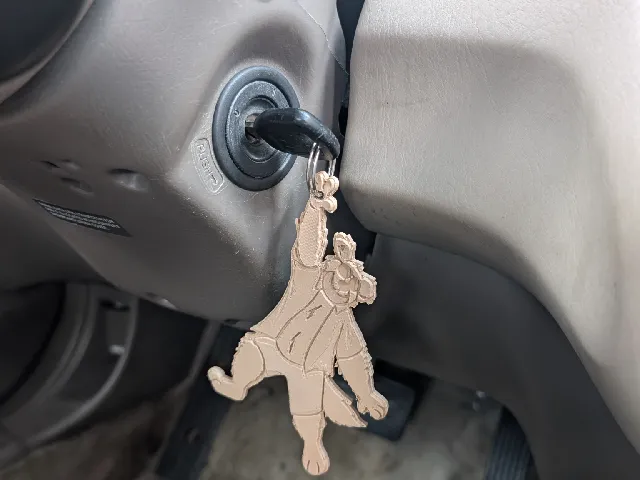 Howard The Dog Key Chain
