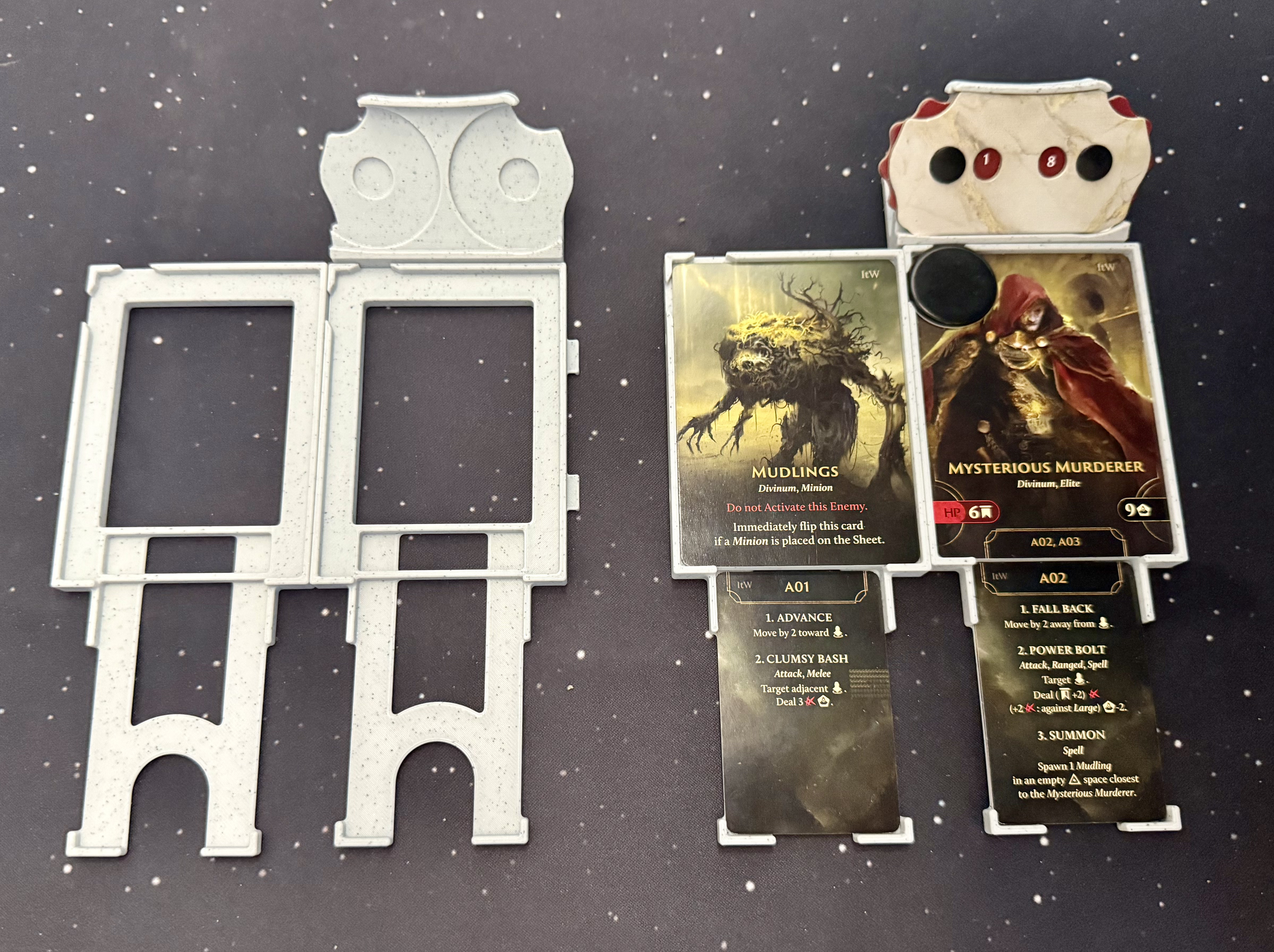 Lands of Evershade Enemy Card Tray