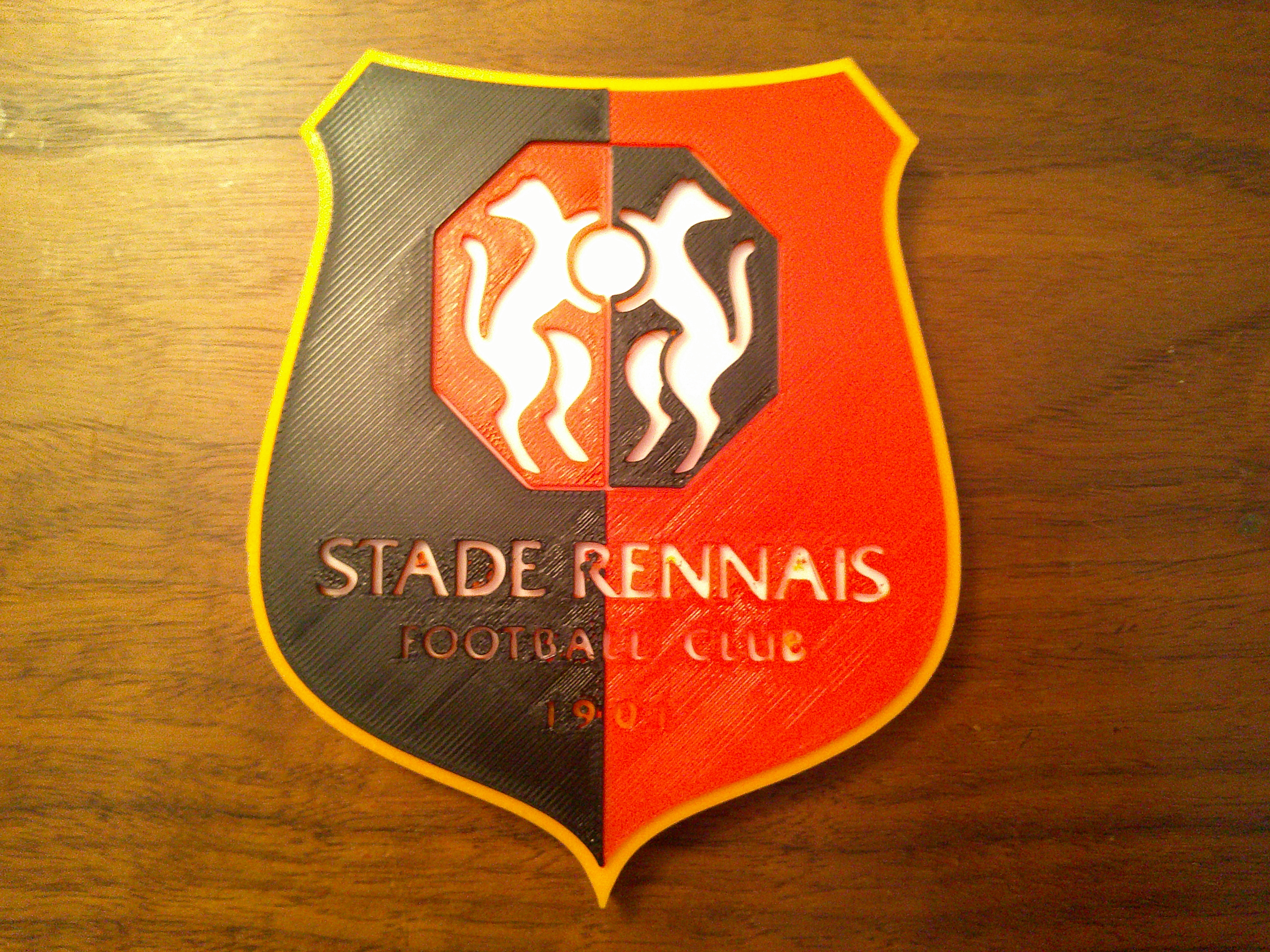 Stade Rennais F.C. Logo Coaster or Plaque