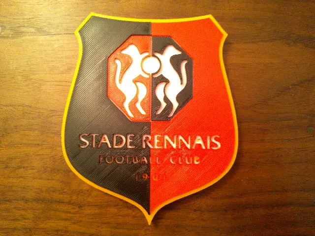 Stade Rennais F.C. Logo Coaster or Plaque