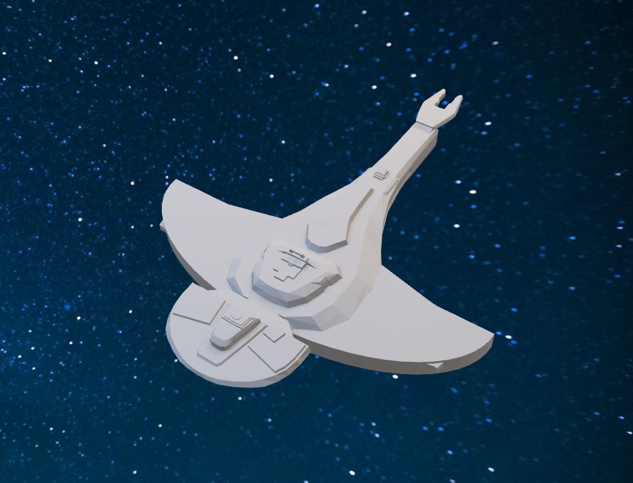Star Trek Cardassian Galor variant ship