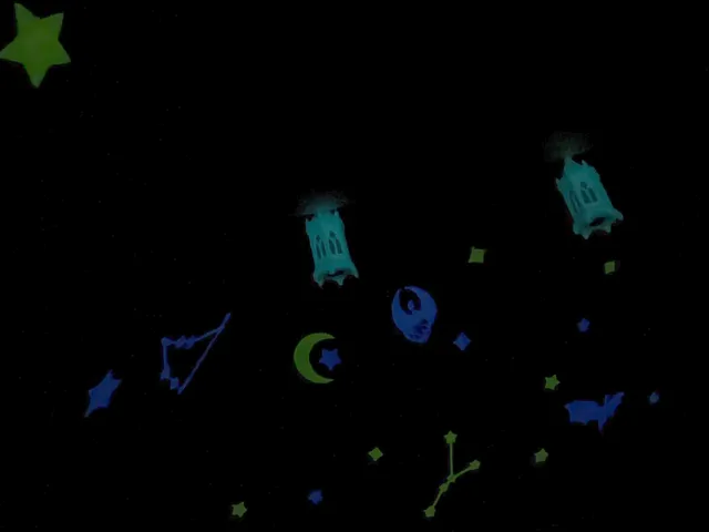 Glow in the Dark Stars, Moons, Dragons + Zodiac