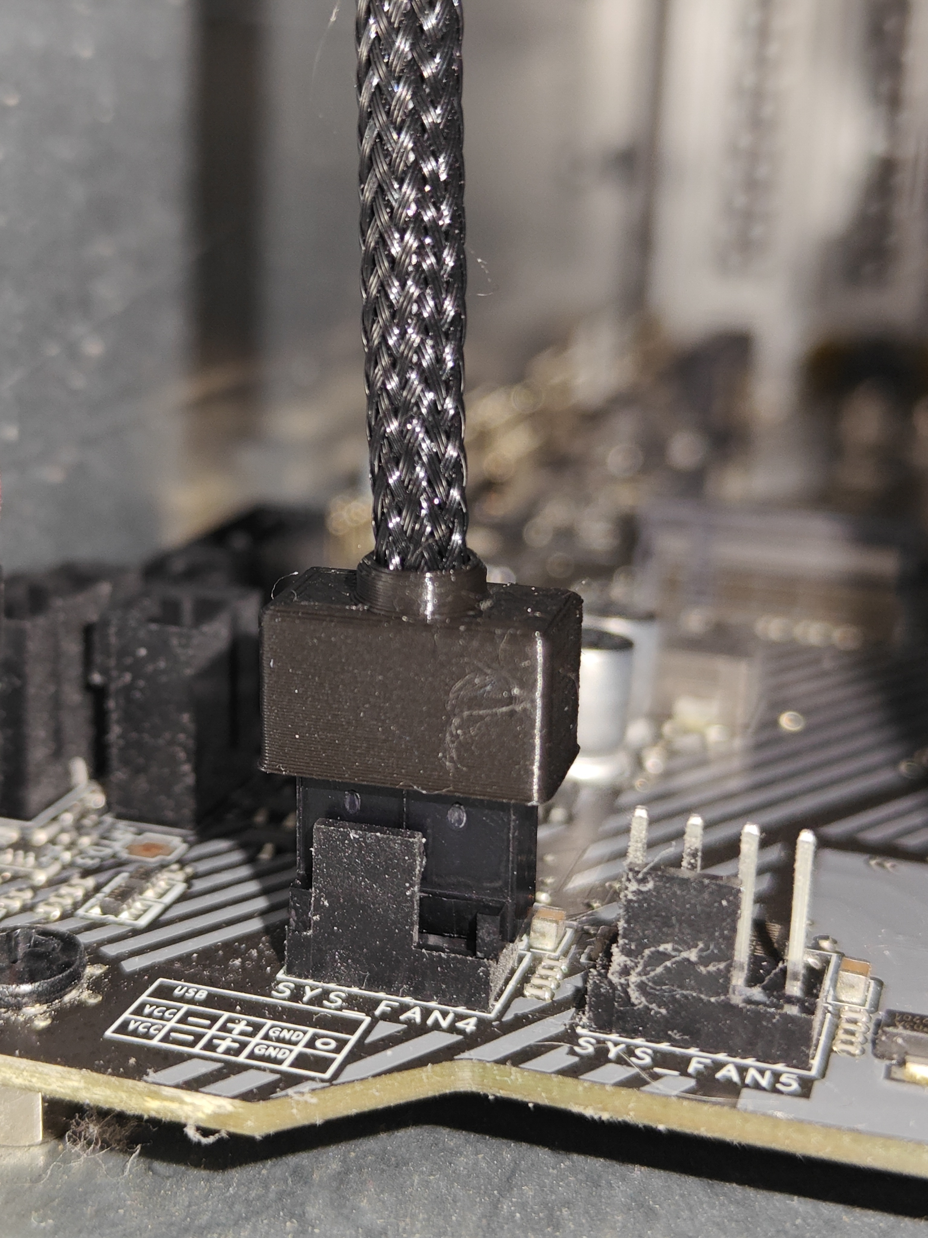 PWM sleeved cable cover