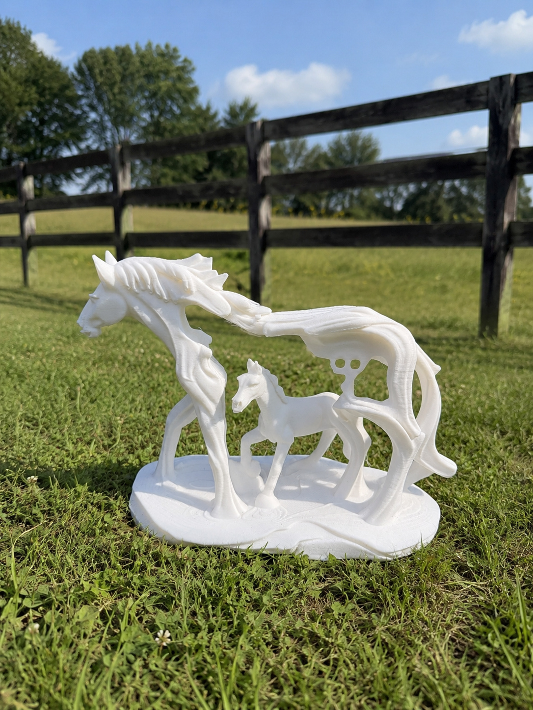 Entwined Horses