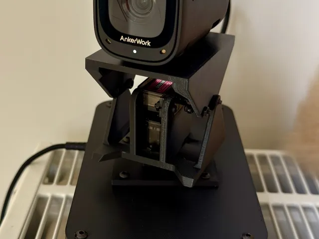 Webcam frame with servos (MG90s)