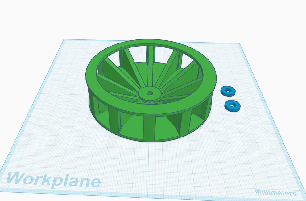 Air Raid Siren Mk.1 Rotor Assembly Revised