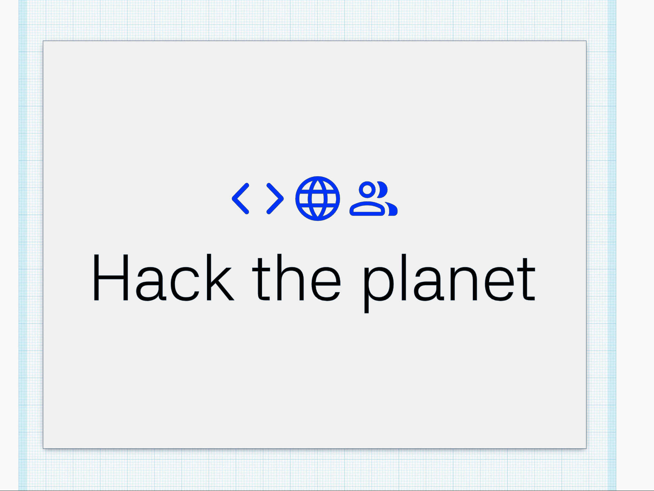 Hack the planet - Wall Plate