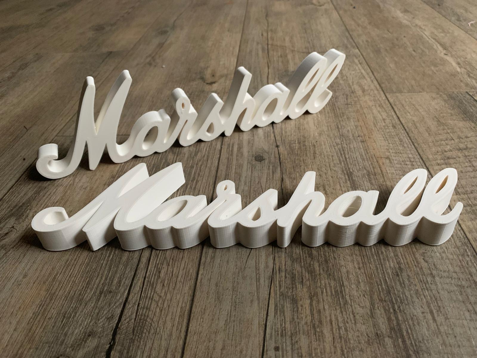 Logo décoratif MARSHALL