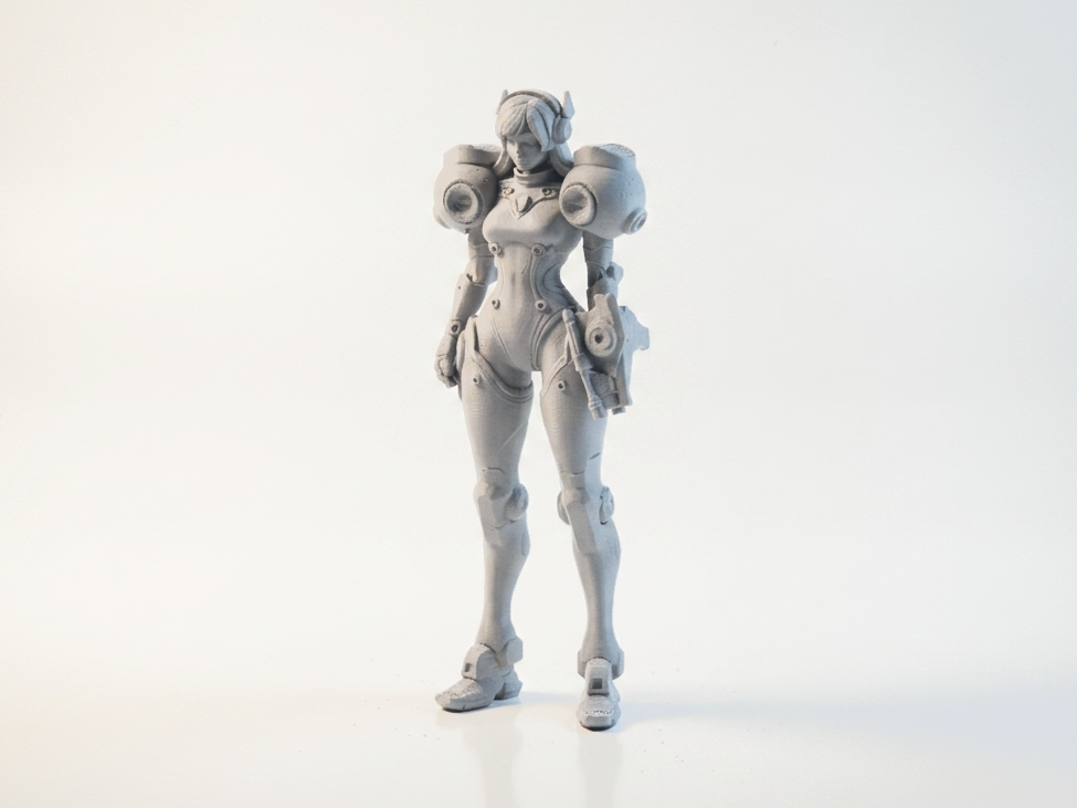 Robogirl Bust Female Robot 3D Printable