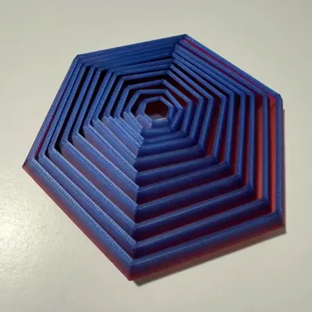 Satisfying Hexagon Fidget Toy by Frozen 3d Studio | Download free STL ...
