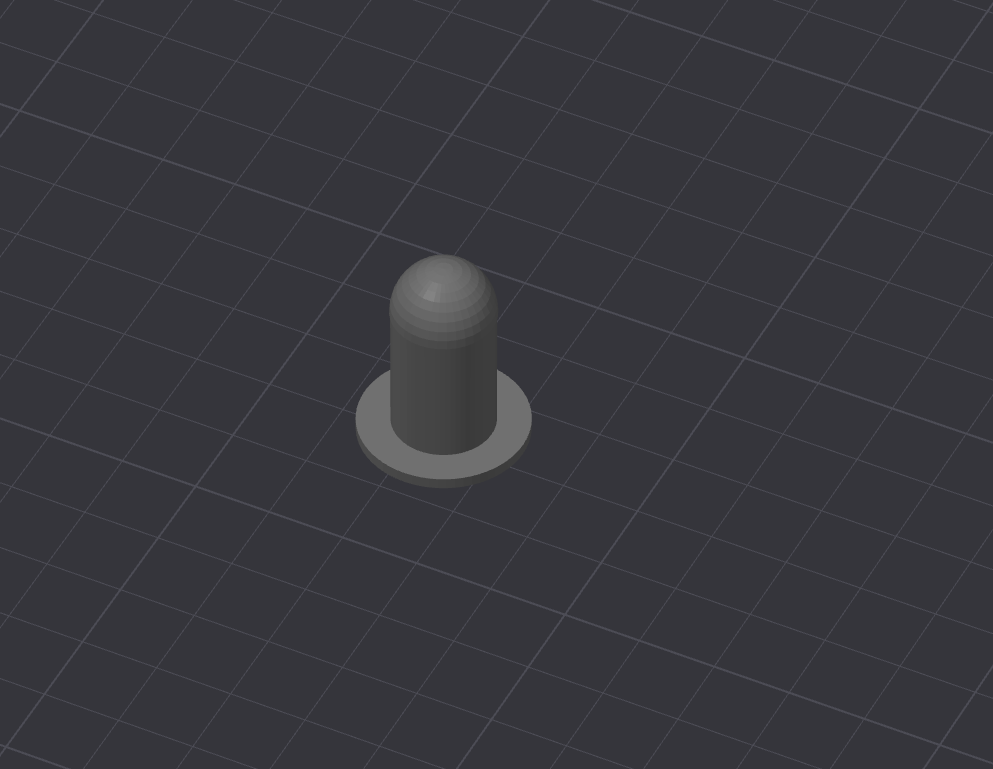 Benchy hat with round top