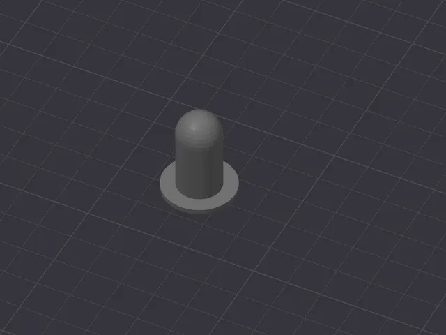 Benchy hat with round top