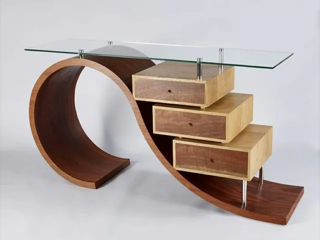 Table glass desk