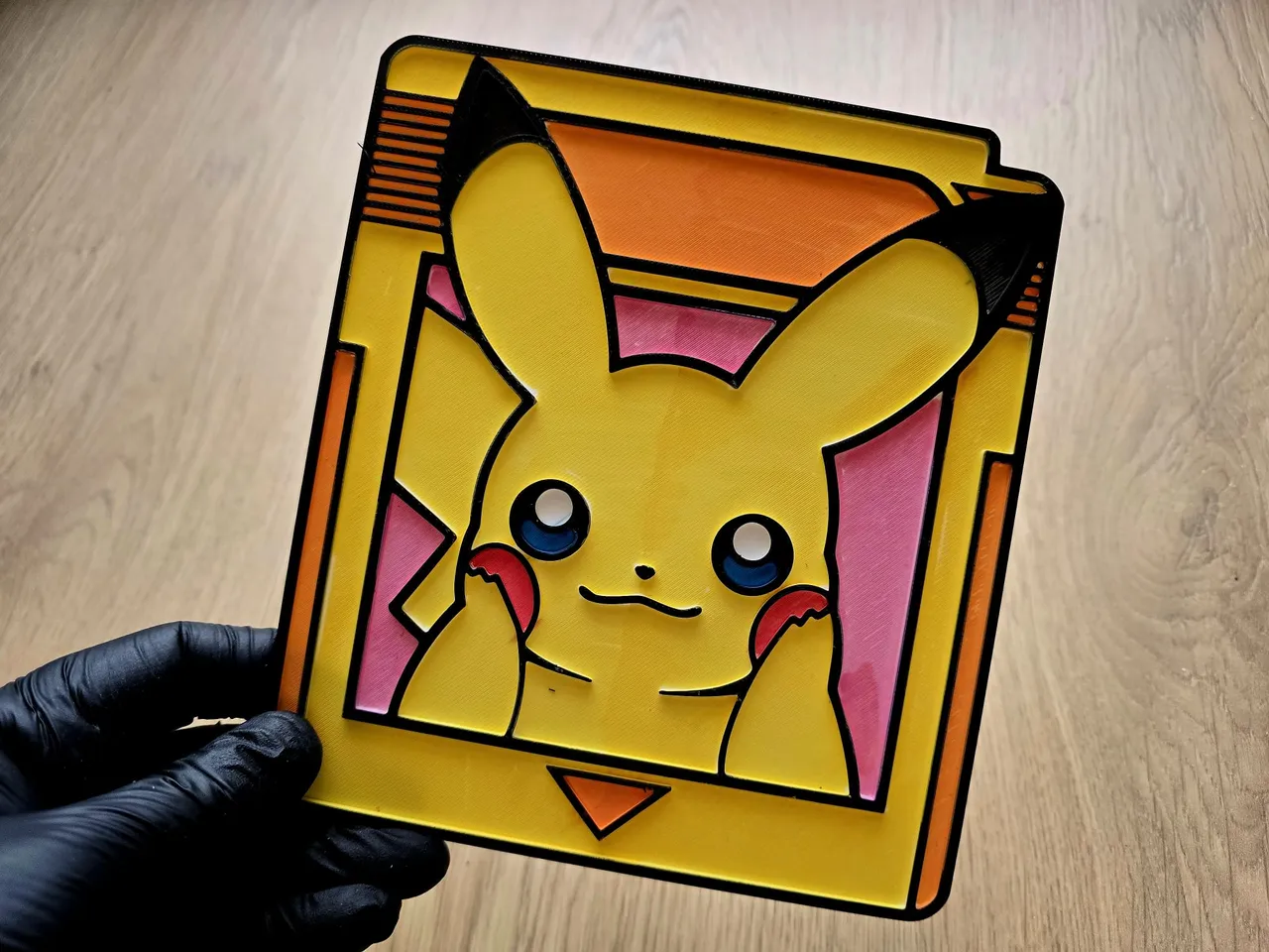 Pikachu Gamecard Pokemon Coloring Craft by MERILNO3D | Download
