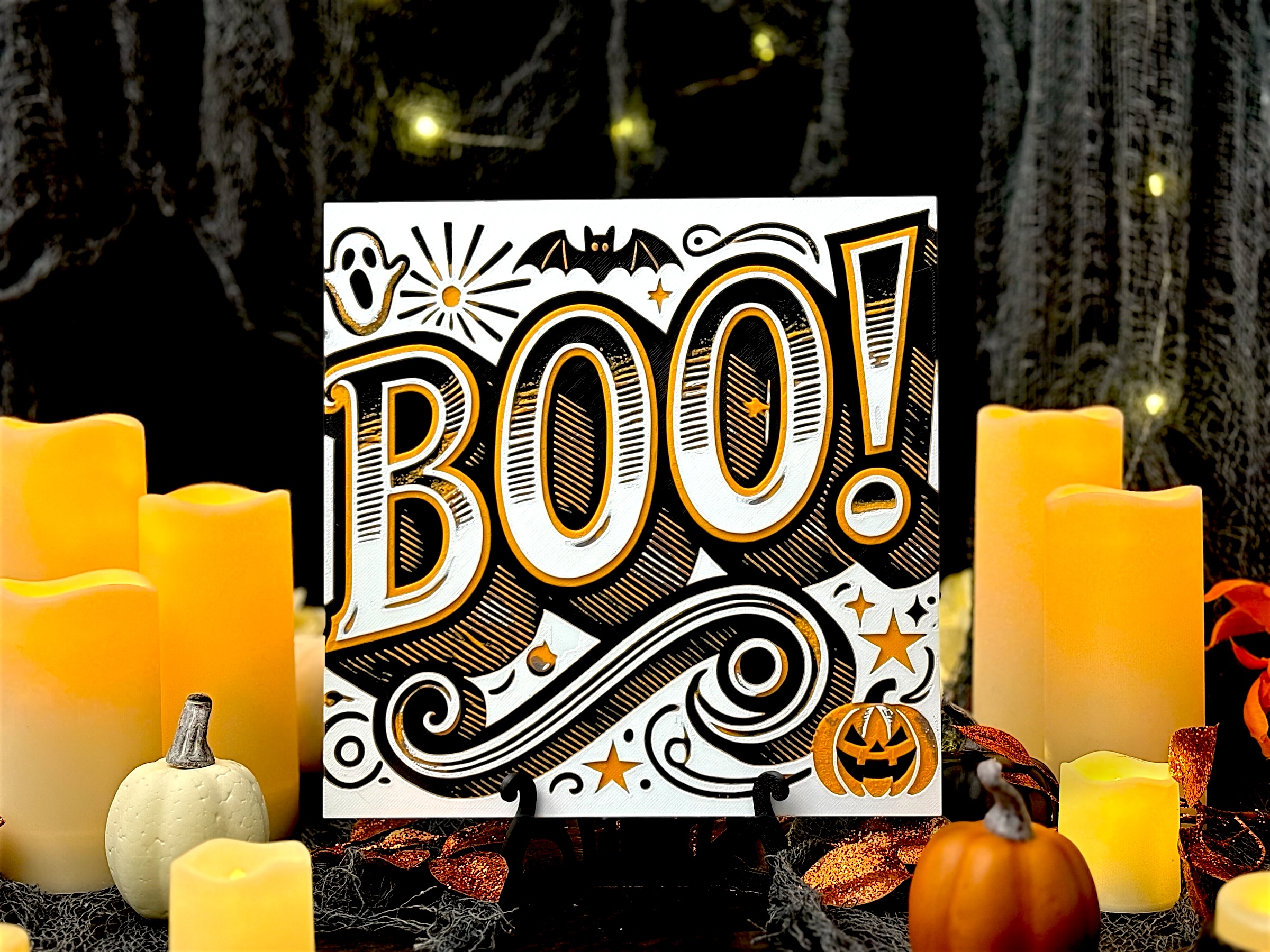 Boo-tiful Chaos - Vintage Halloween Hueforge