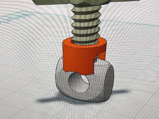 Adjustable Rod Clamp with eyebolt and wingnut