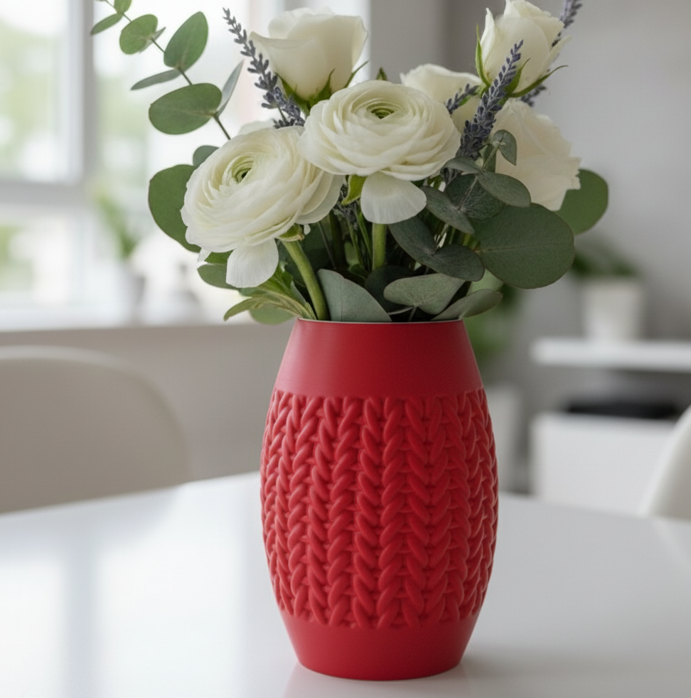 Knit Tall Vase - Home Decor - Interior Design
