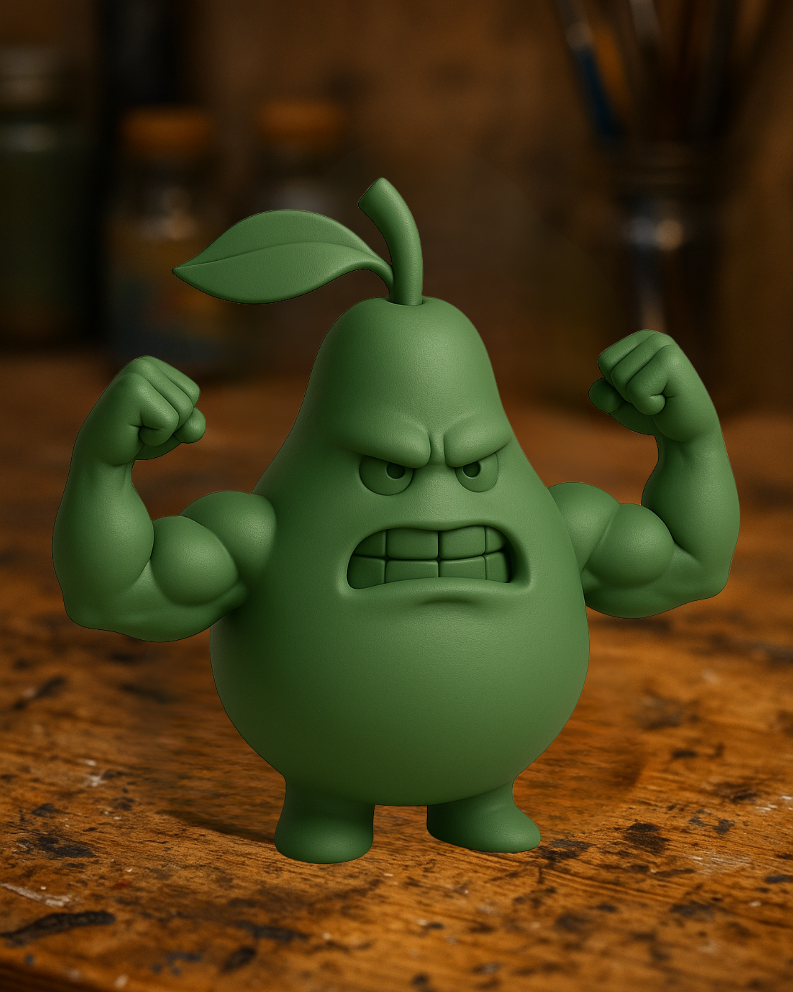 Angry Muscle Pear