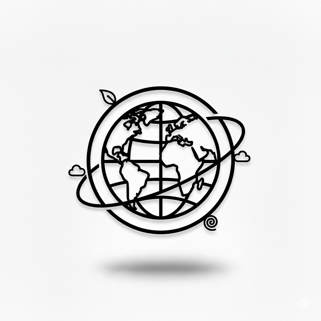 Universal earth wall decoration
