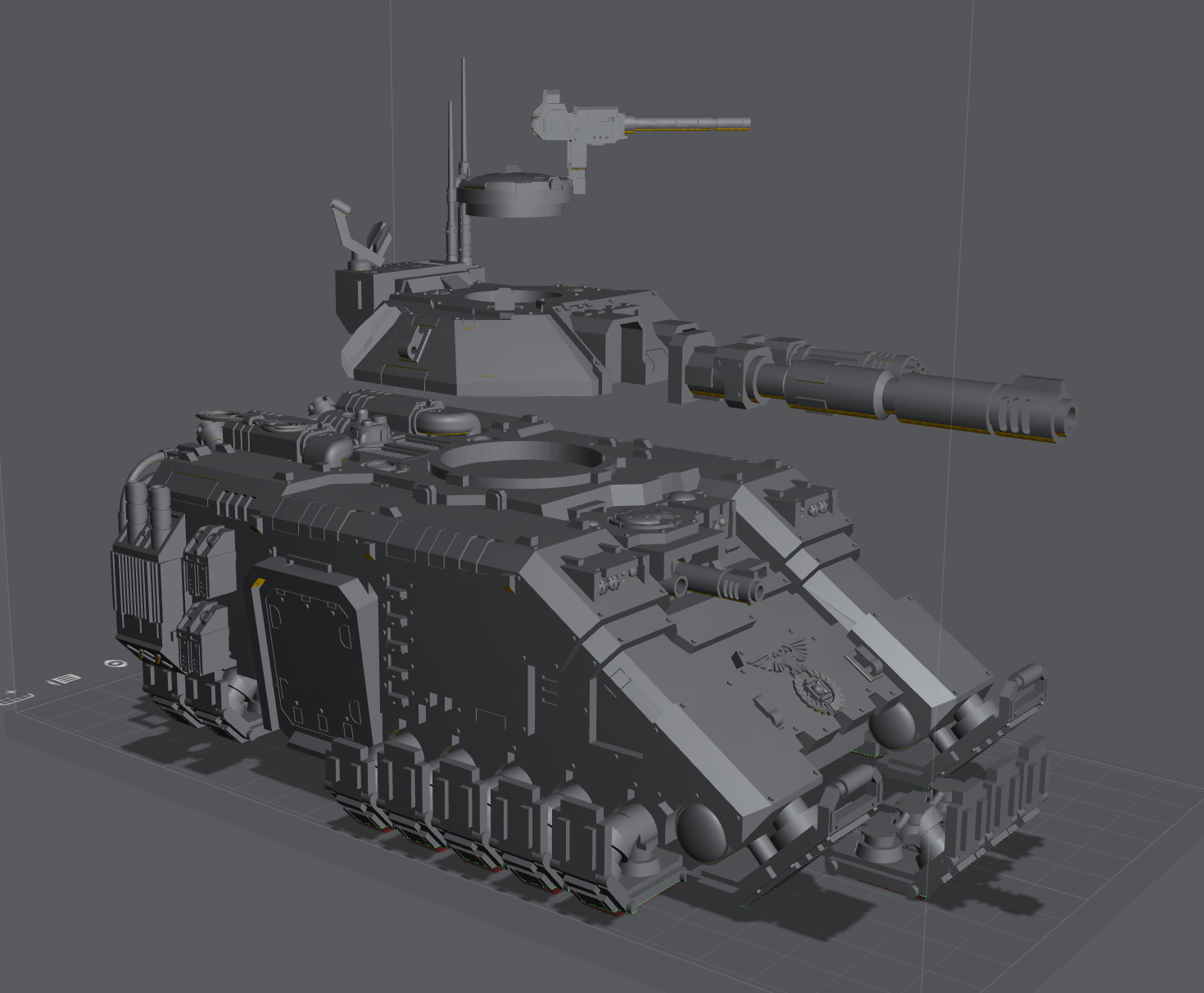 Miniatura 3 do modelo 3D Hover Sci-Fi Tank