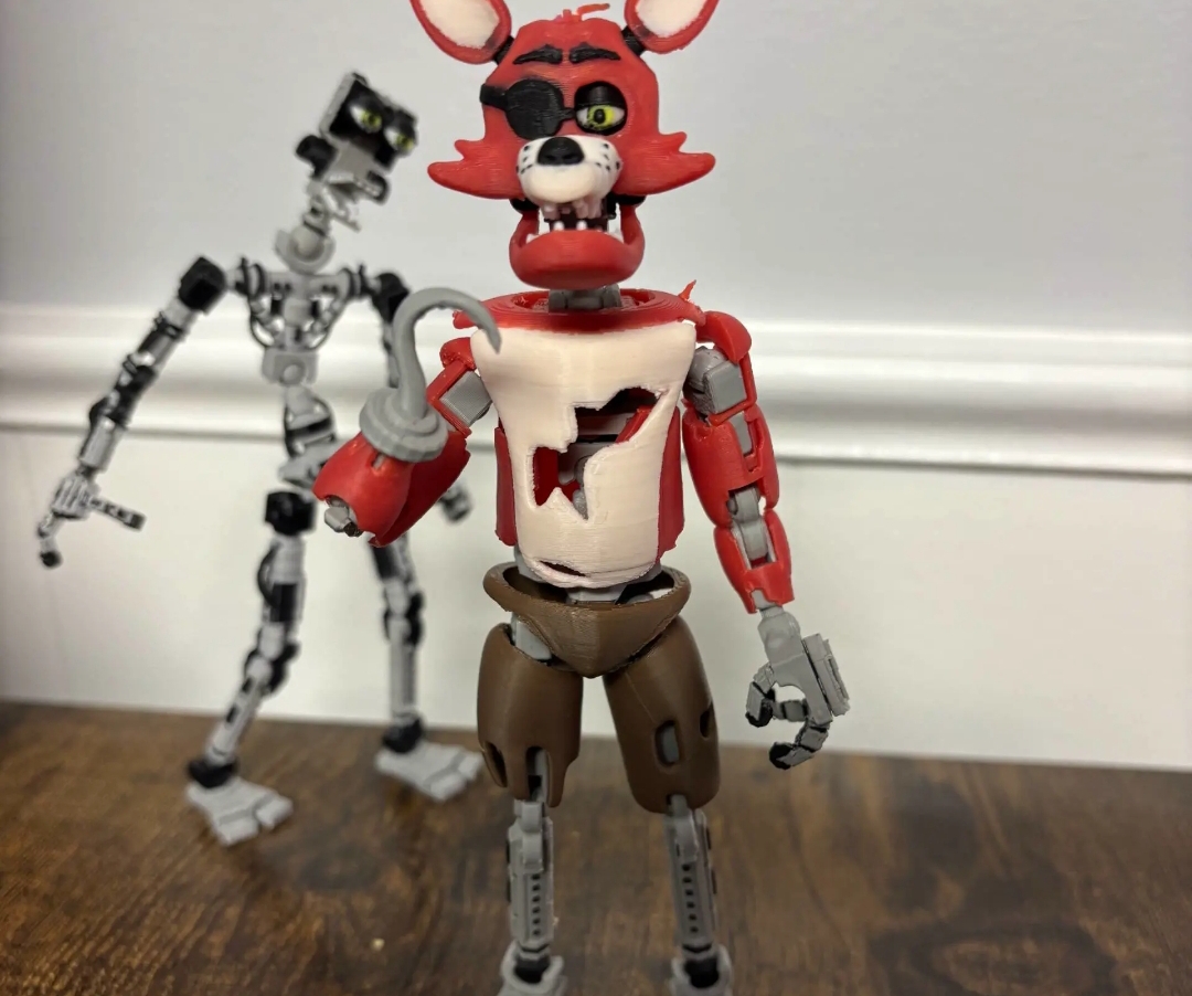 Foxy Dummy 13 FNAF 1 Action Figure articulated