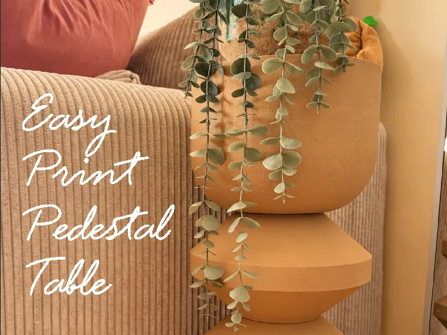 Easy Print Pedestal Table