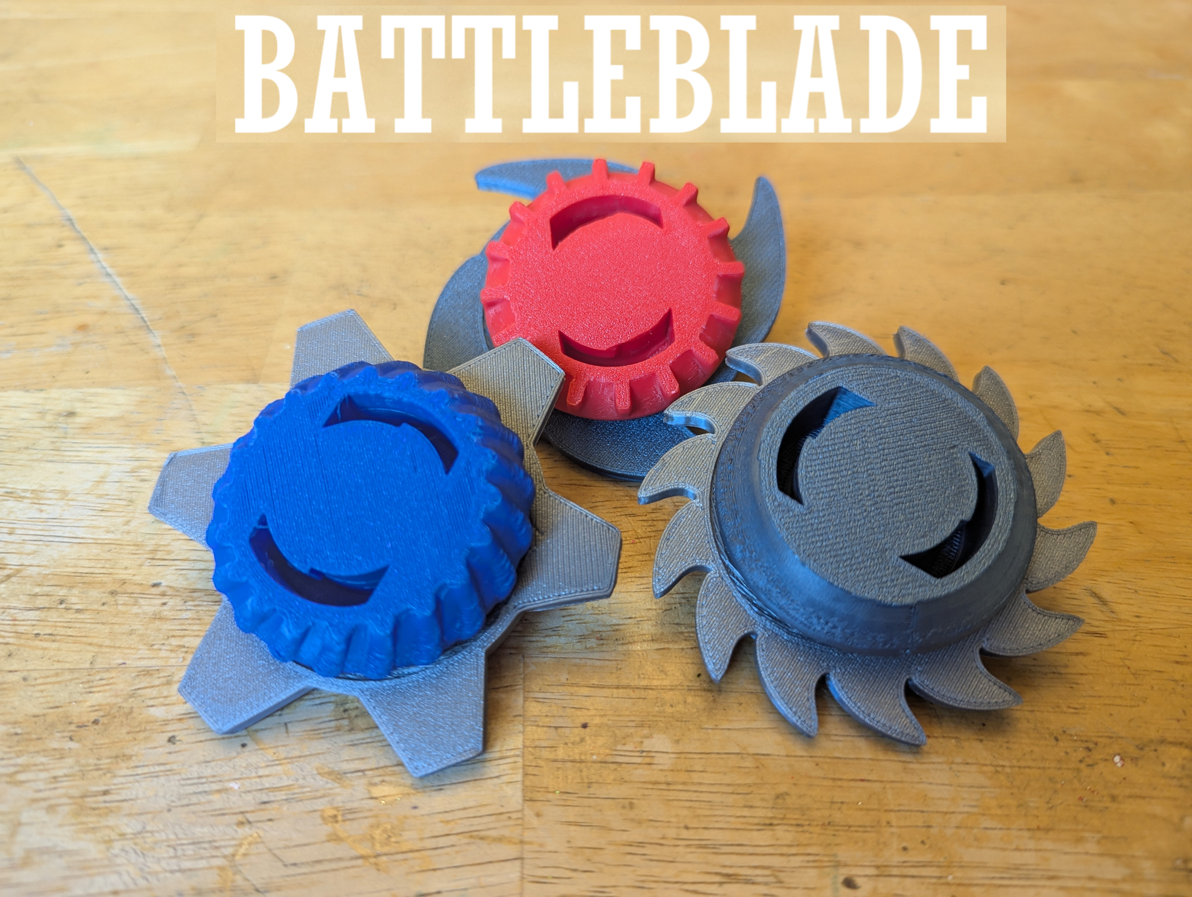Battleblade customizable battle spinners