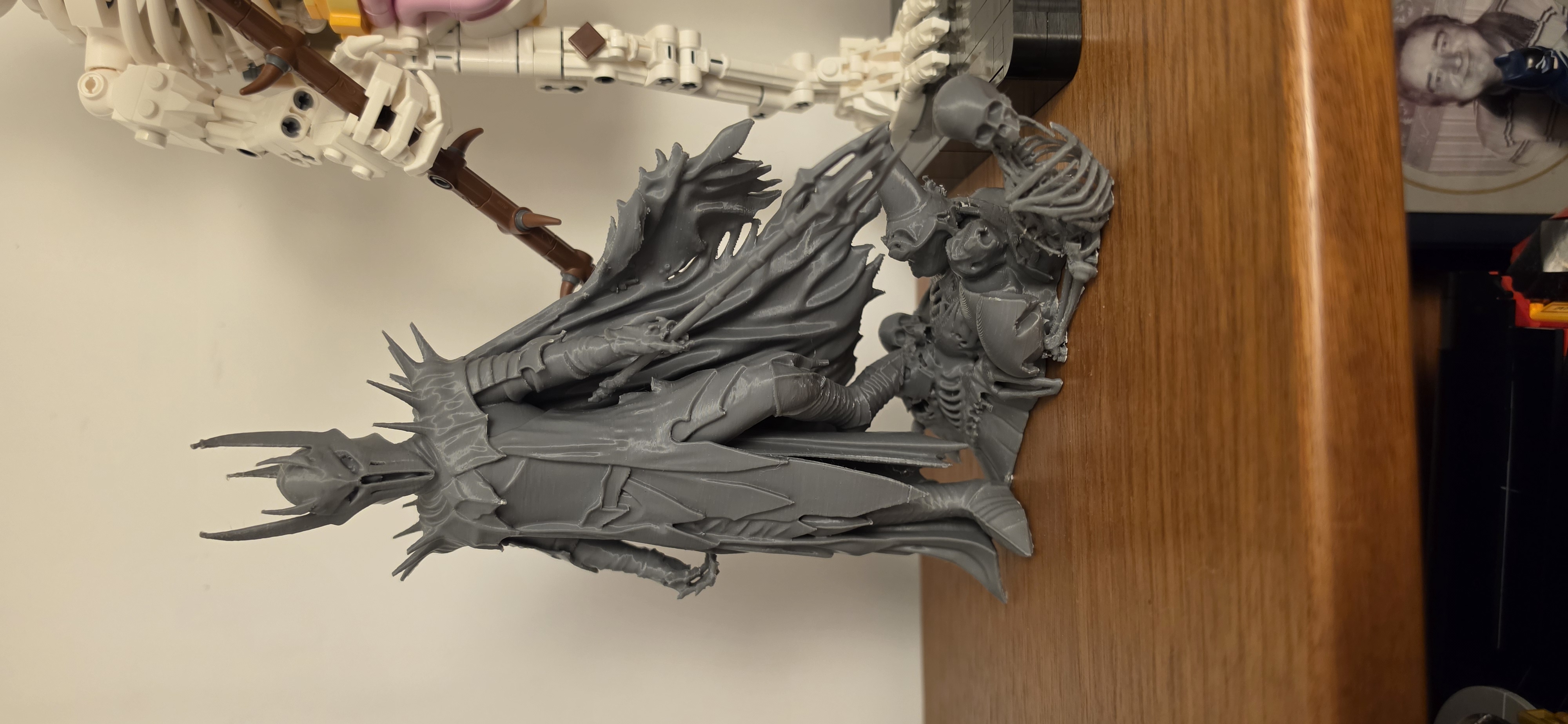 Sauron wielding mace