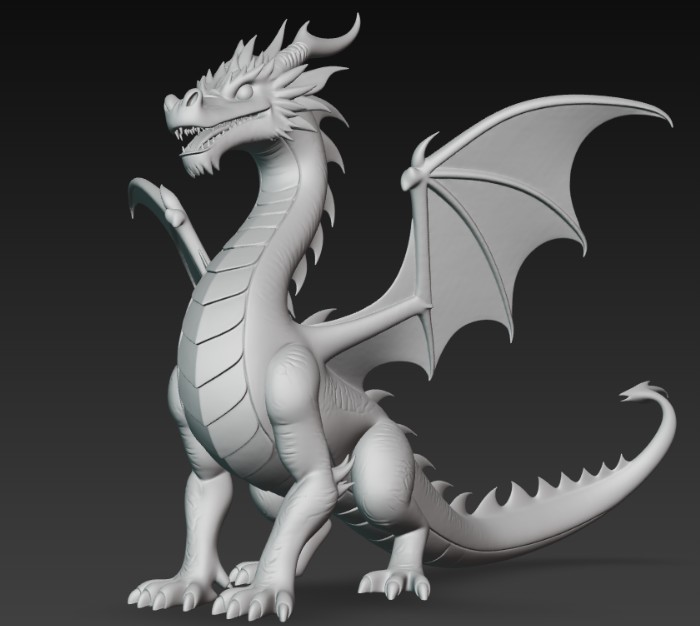 winged dragon