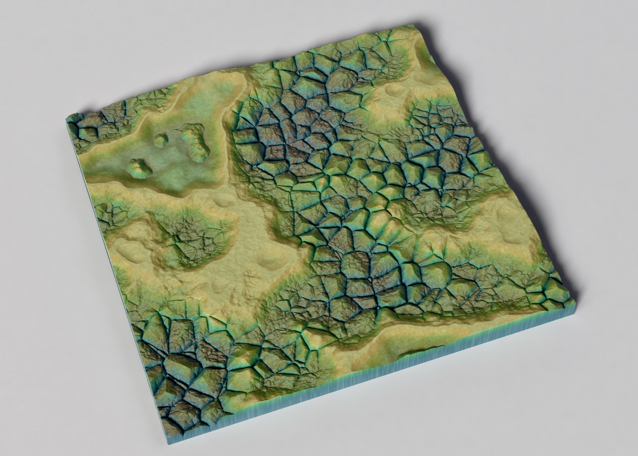 Pebble Craters 5 - Wall Decor - Prop