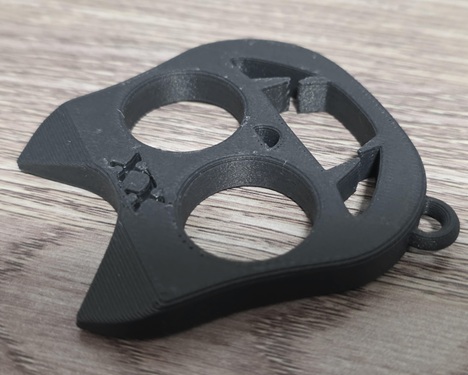 XX Cat Knuckle Keychain