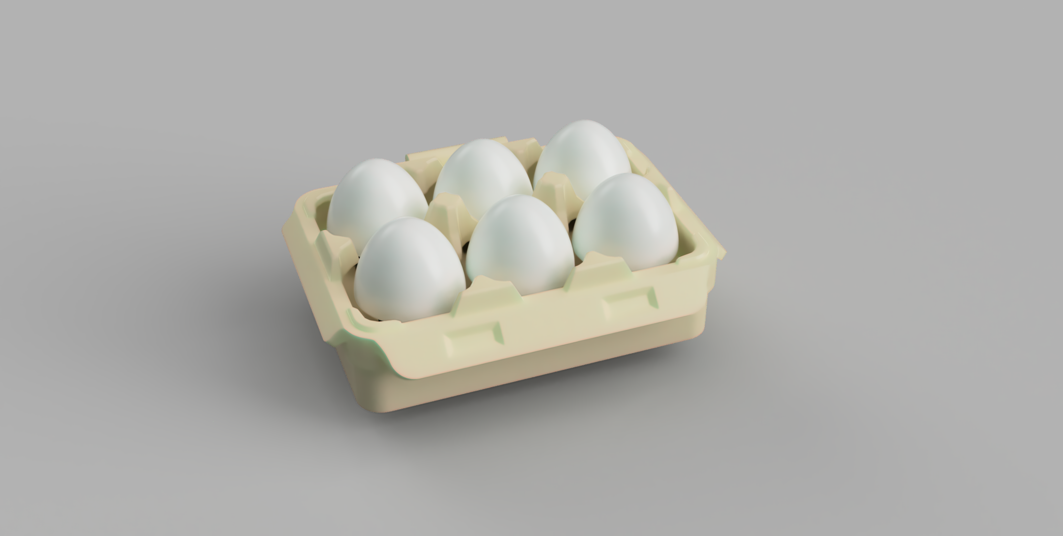 Egg carton mini macropad (RP2040 Zero) 3D model