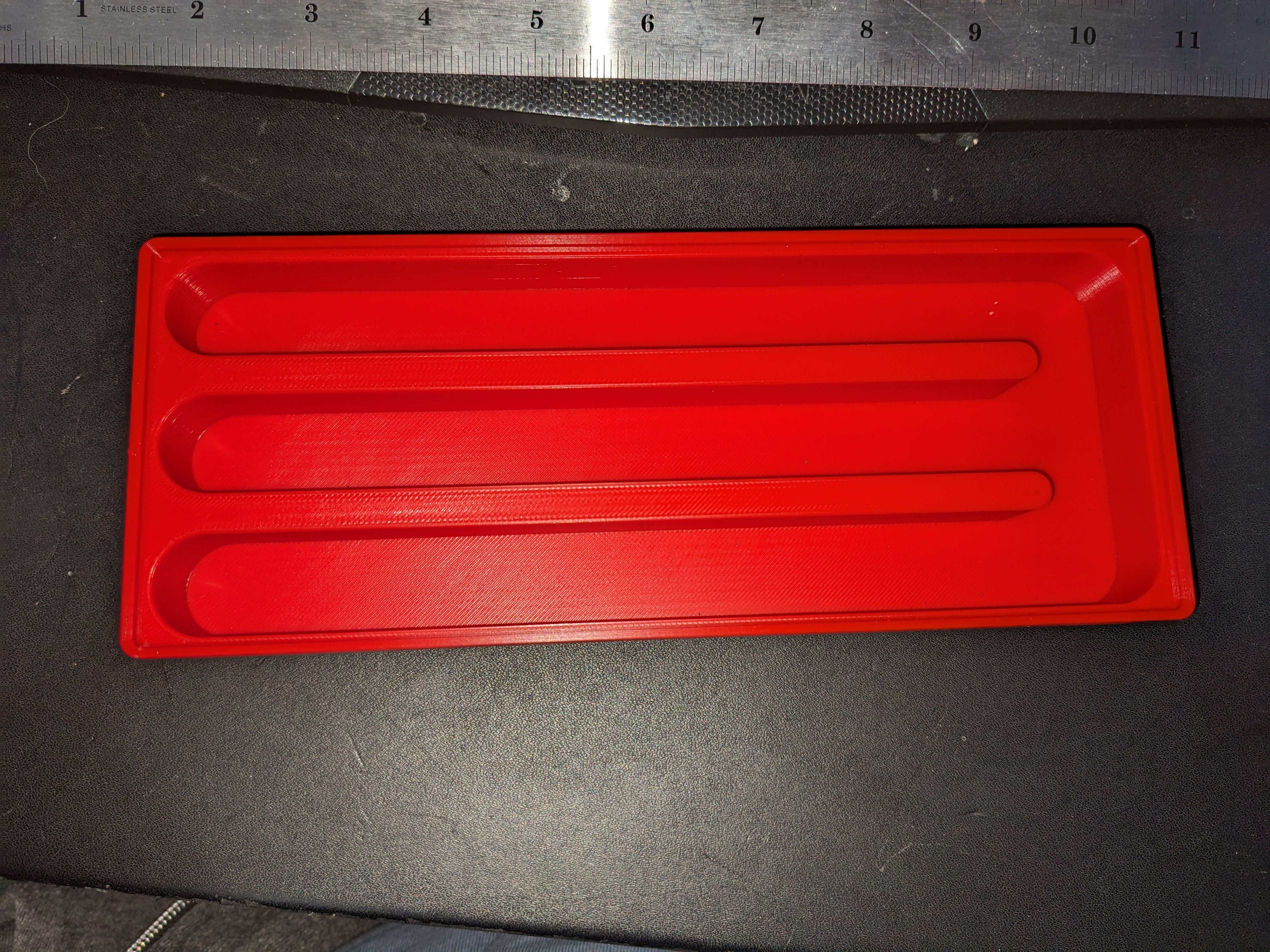 Gridfinity Stacking Bin for Sanding Files - Bottom — miniatura 3