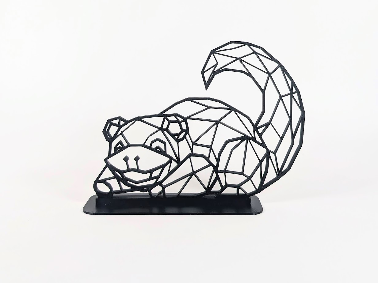 Low Poly Geometric Slowpoke