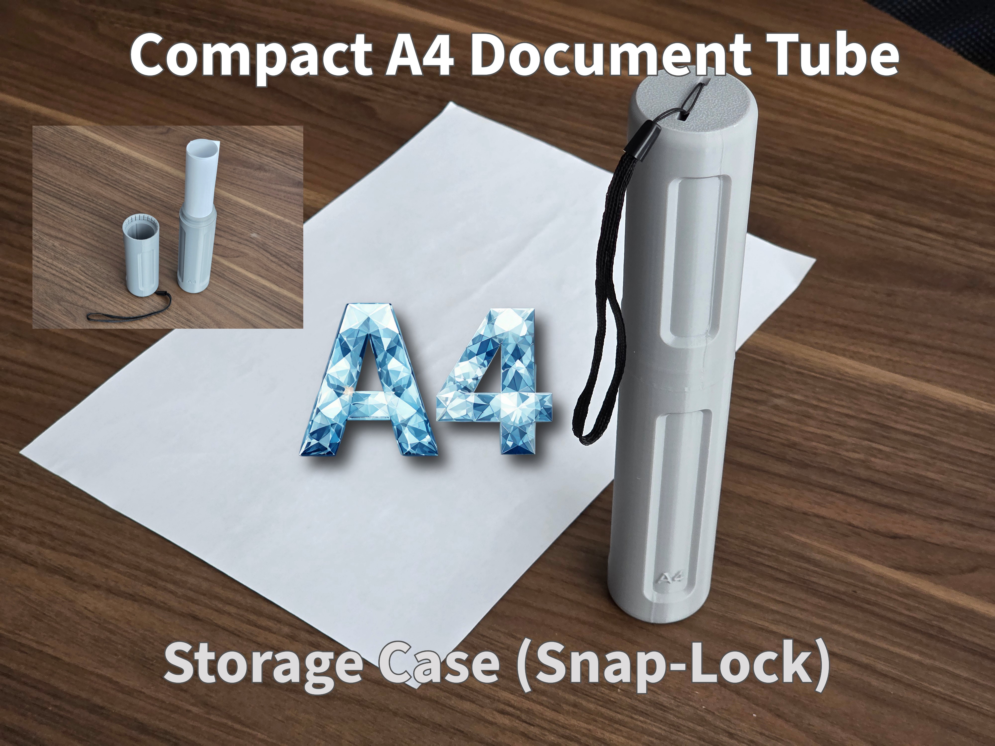 Compact A4 Document Tube