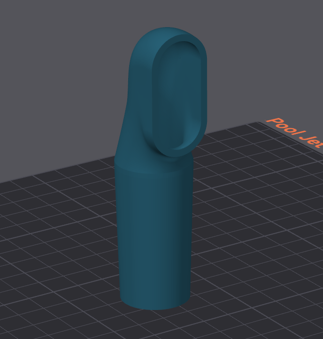 Pool Jet (longer, thicker walls, tapered)