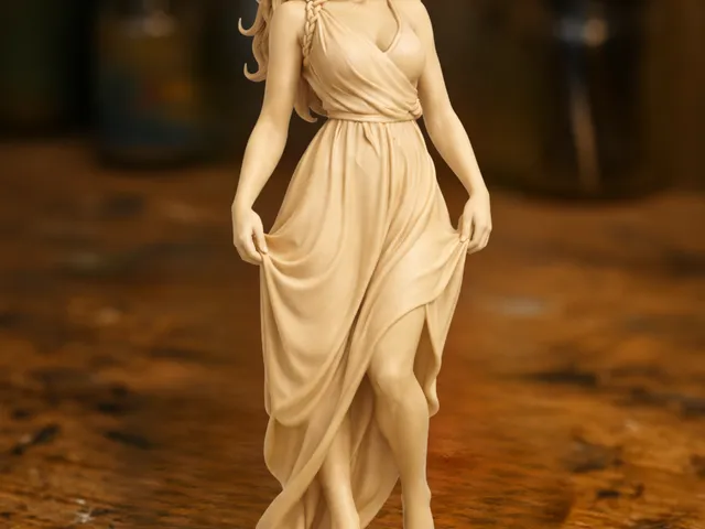 Graceful Maiden Statue — Classical Female Figure