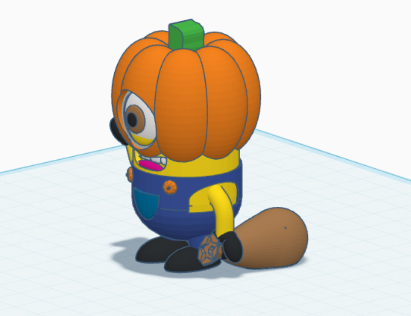 Mimoň na Halloween s pytlem (Halloween Minion with bag) — miniatura 2
