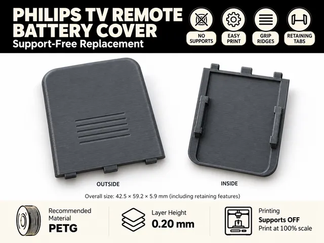 Philips TV Remote Control Lid / Cover