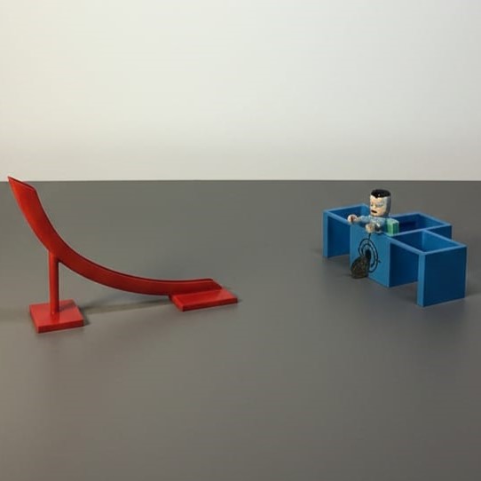 JUEGO "METER LA MONEDA EN LA RENDIJA"