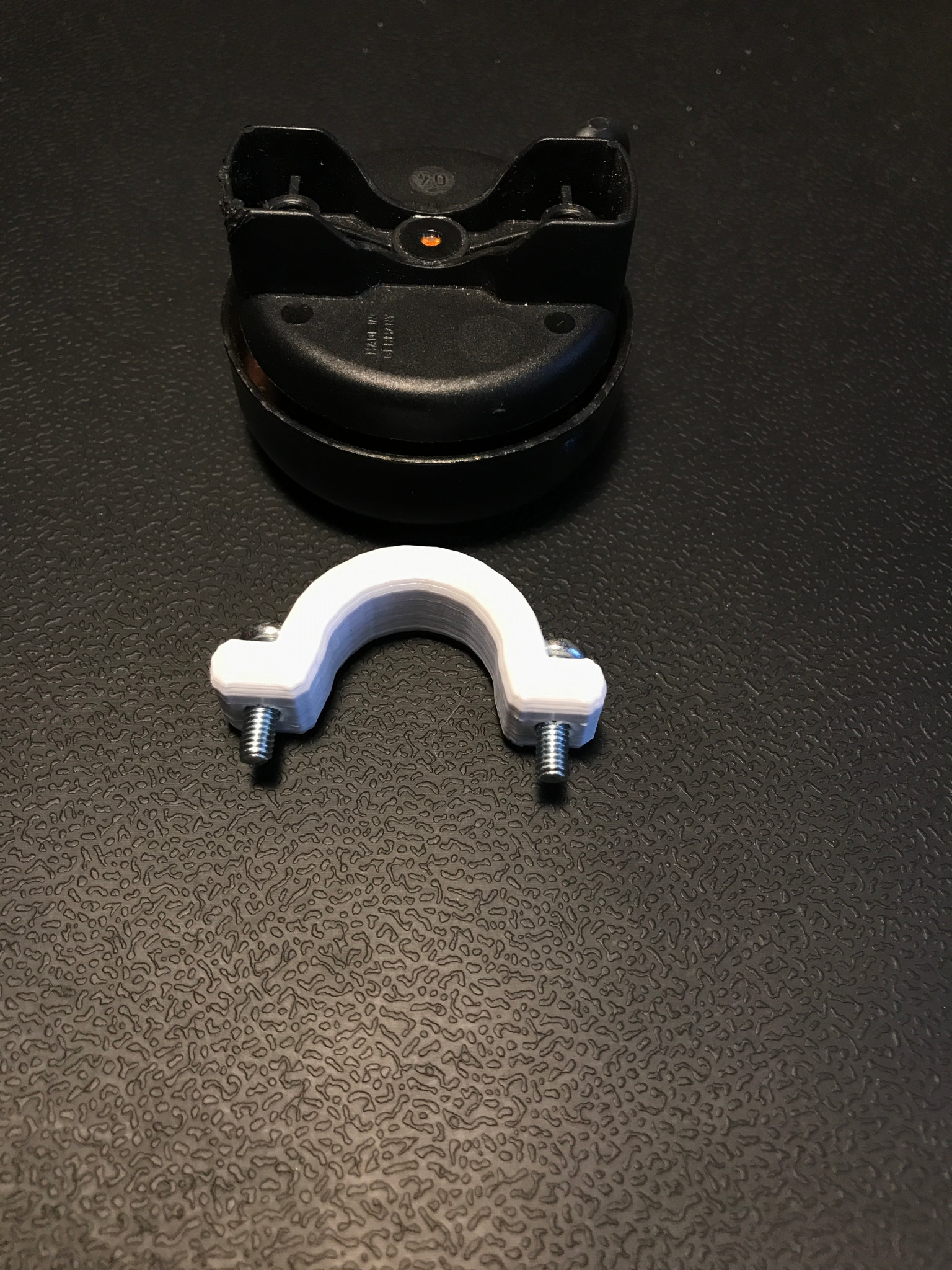 parametric bicycle bell bracket (replacement / repair / spare part)