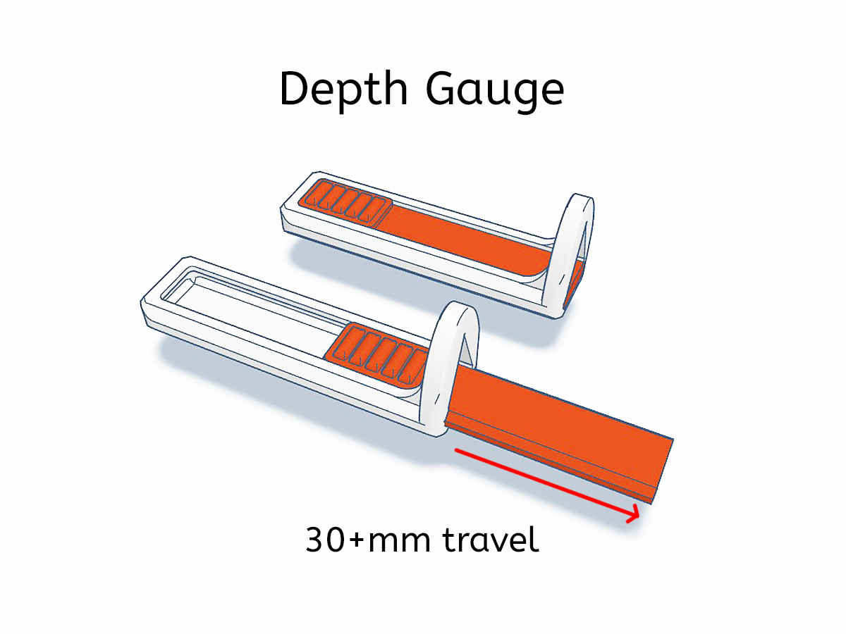 Depth Gauge (for Electrical Outlet Spacers, and many other uses) — miniatura 7