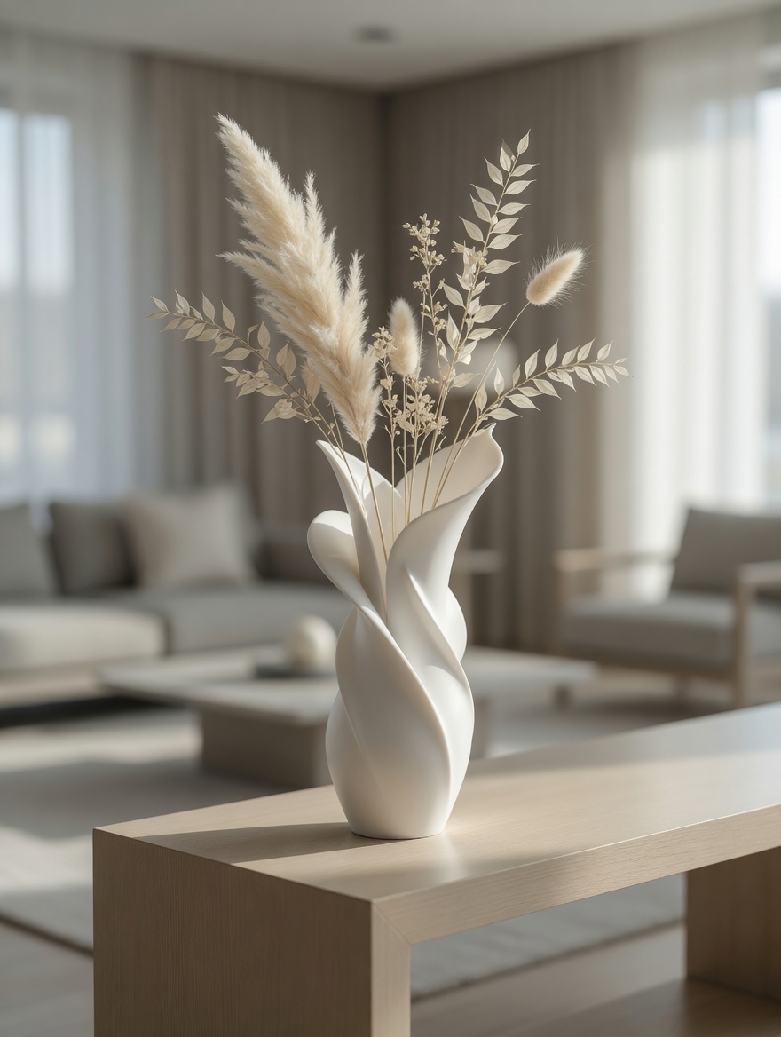 Modern Organic Vase — miniatura 5